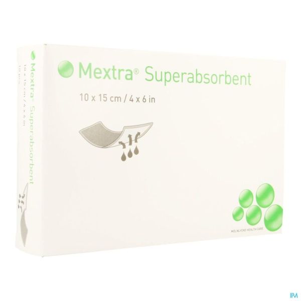 Mextra Superabsorbent  10,0x15,0cm 10 610710