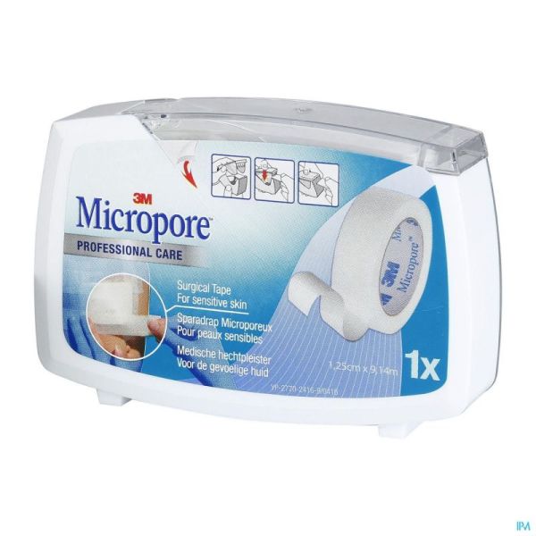 Micropore Sparadrap Chirurgical Dévidoir 1.25 Cm X 915cm