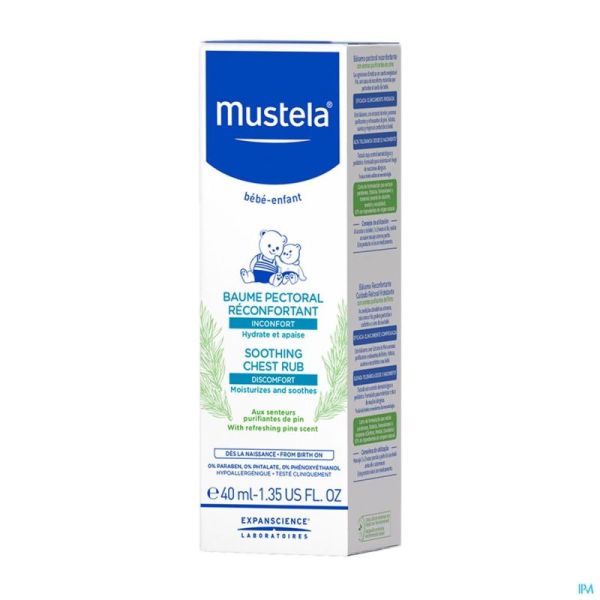 Mustela Baume Pectoral Reconfortant 40 Ml