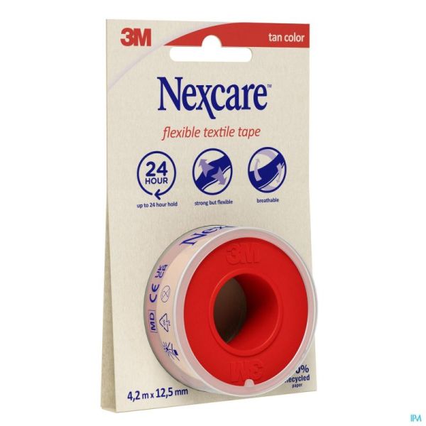 Nexcare 3m Textile Ruban Flexi. 4,2mx12,5mm Nt04-1