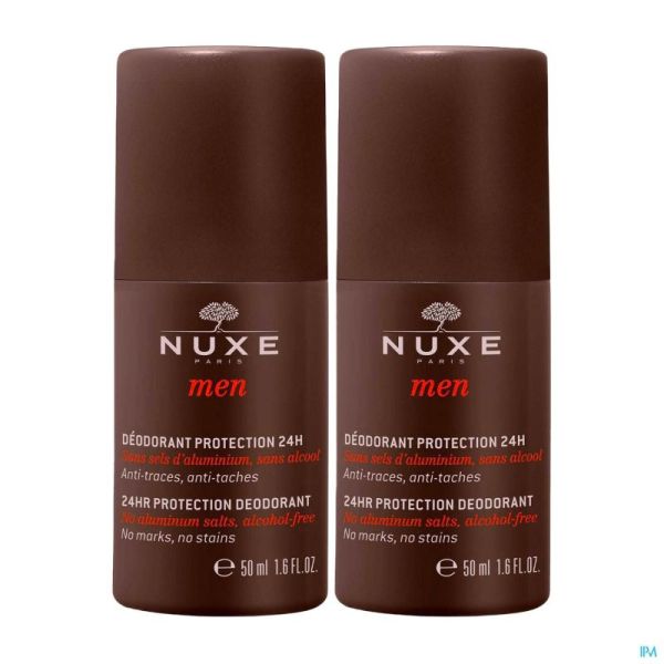 Nuxe Men Deodorant 24h 2x50ml Prix Permanent