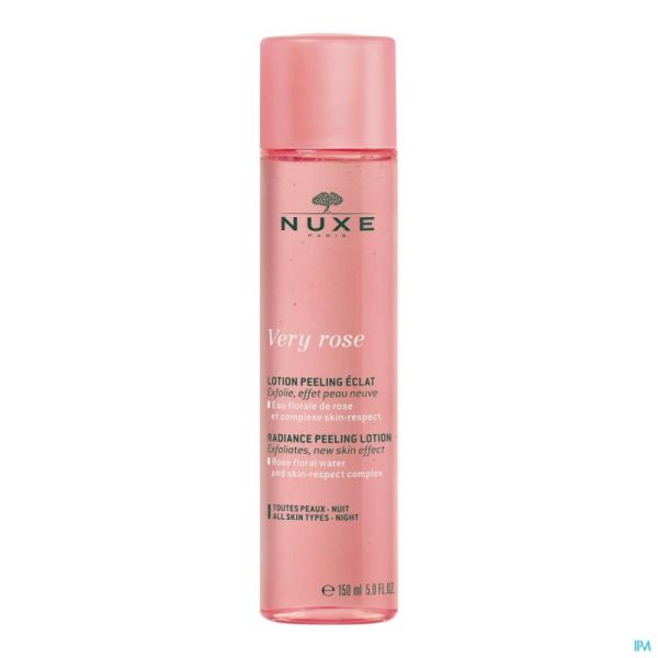 Nuxe Very Rose Lotion Peeling Eclat 150ml Prix Permanent