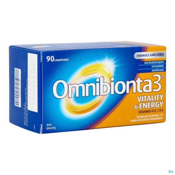 Omnibionta 3 Vitality Energy 90 Comprimés