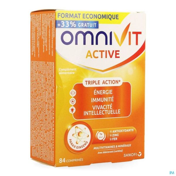 Omnivit Active Comprimés 84