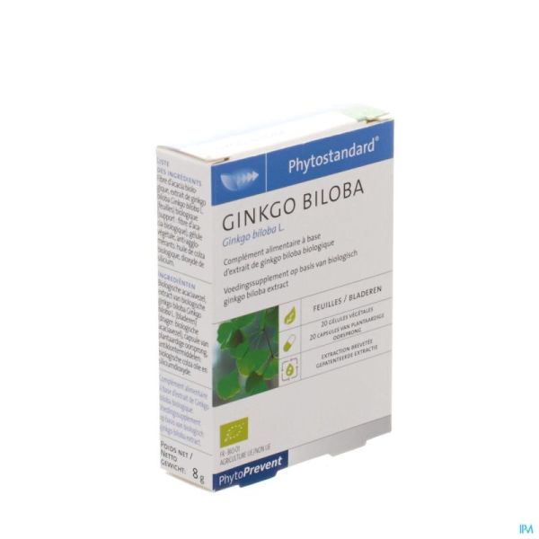 Phytostandard Ginkgo Biloba 20 Gélules