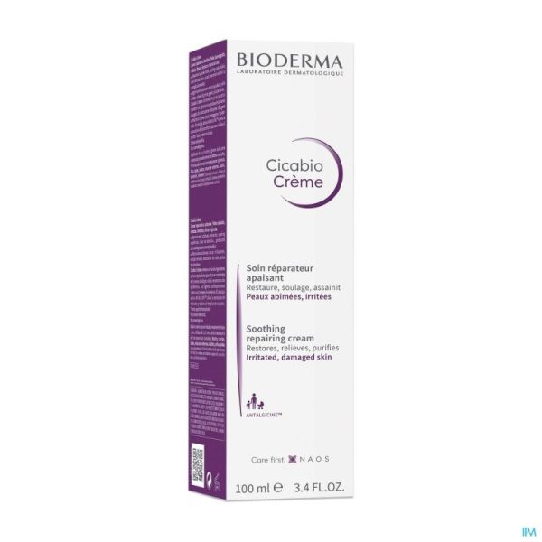 Bioderma Cicabio Crème Peau Lésée 100 Ml