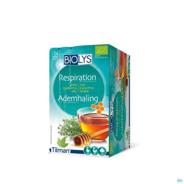 Biolys Thym Eucalyptus Miel 24 Infusettes