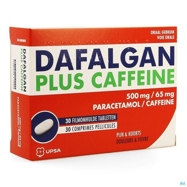 Dafalgan Plus Caffeine 500mg/65mg 30 Comprimés