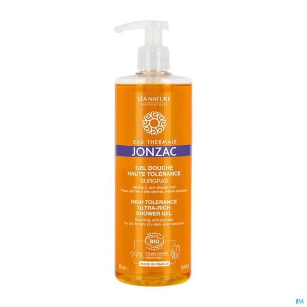 Jonzac Nutritive Gel Douche Surgras Bio 500ml