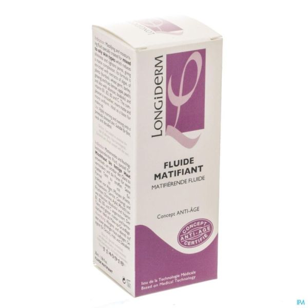 Longiderm Fluide Matifiant Flacon 30ml