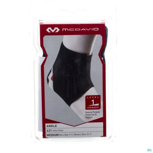 Mcdavid Ankle Support Black/scarlet M 431