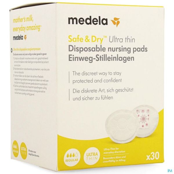 Medela Ultra Thin Coussinets Allaitem. Jetables 30