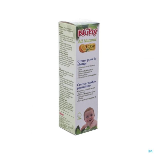 Nuby Citroganix Crème Pour Le Change 120 Gr
