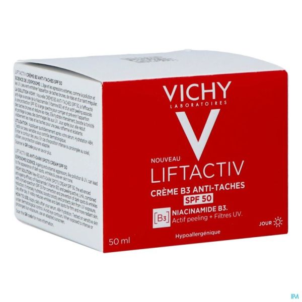 Vichy Liftactiv Crème B3 Anti-tachess Brunes Ip50 50ml