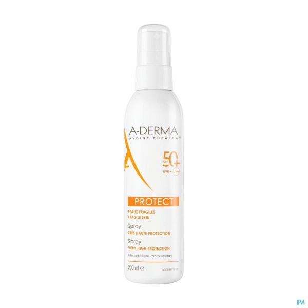 Aderma Solaire Protect Spray Spf50+ 200 Ml