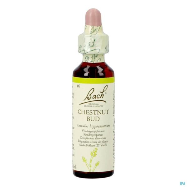 Bach Fleurs Chestnut Bud 3411 20 Ml