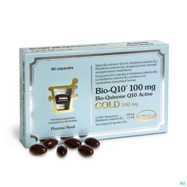 Bio-q10 Gold 90 Gélules 100 Mg