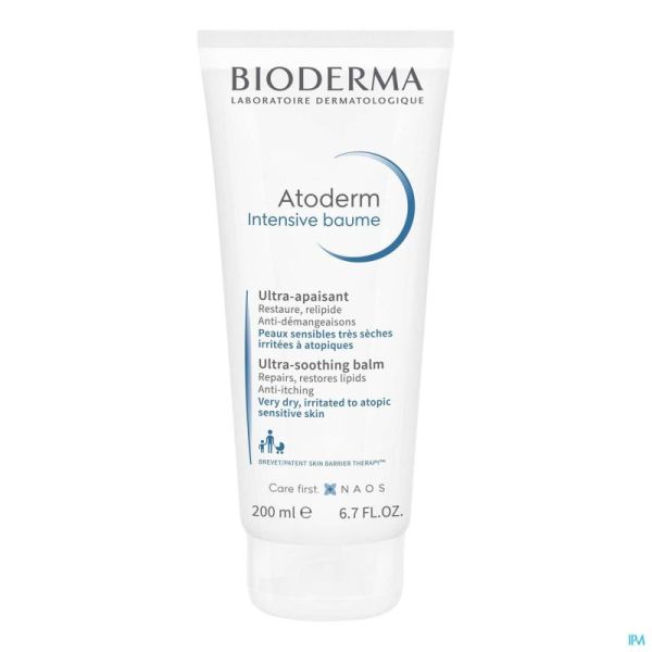 Bioderma Atoderm Intensive Soin Emollient Apaisant 200 Ml