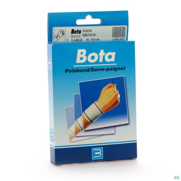 Bota Serre-poign Elast Velc Blanc Gm 1 P