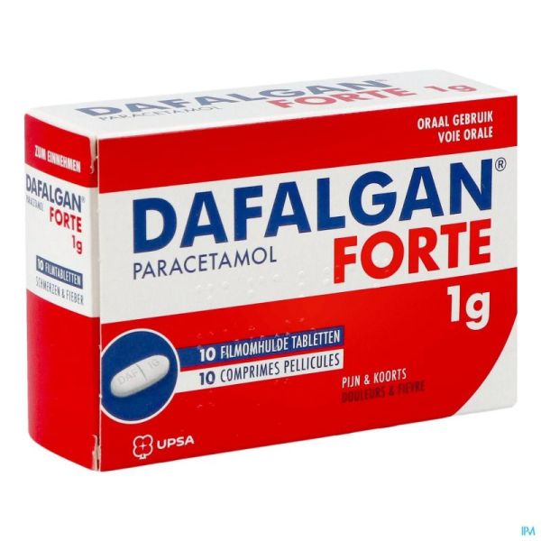 Dafalgan Forte 10 Comprimés 1 Gr