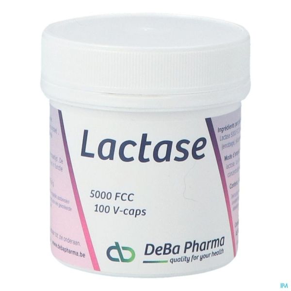 Lactase 5000 Fcc V-gélules 100 Deba
