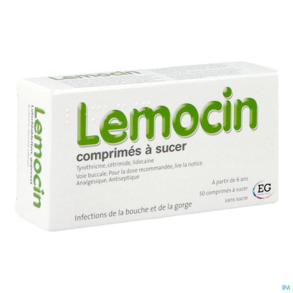 Lemocin Citron 50 Comprimés A Sucer