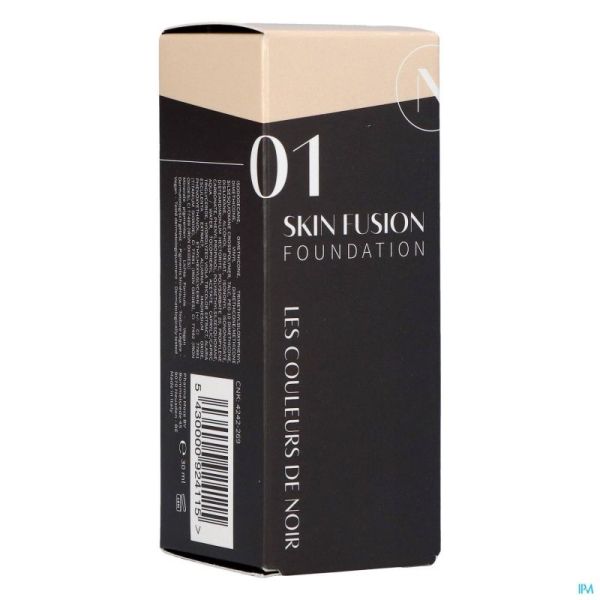 Les Couleurs De Noir Skin Fusion Fond de Teintée 01 Kilim Beige 30ml