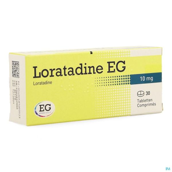Loratadine E.g. 30 Comprimés 10 Mg