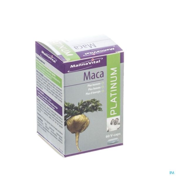 Mannavital Maca Platinum 60 V-gélules