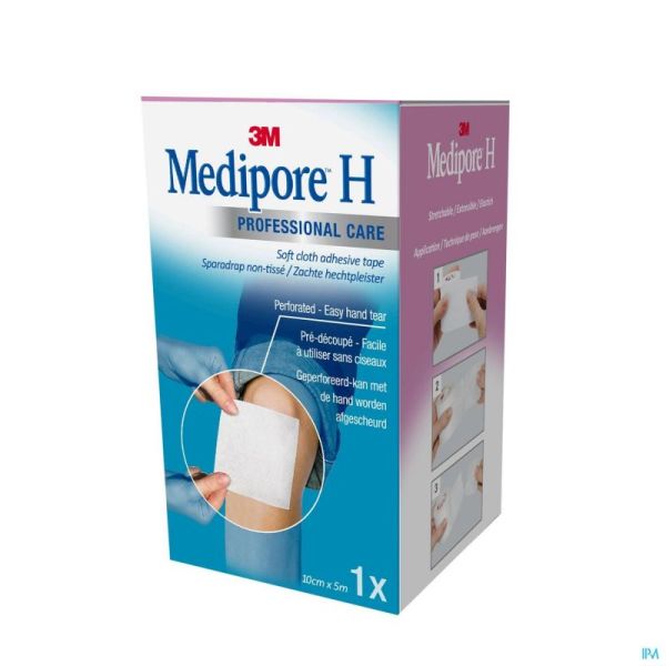 Medipore High Adhesion Perforé 10cm X 5m