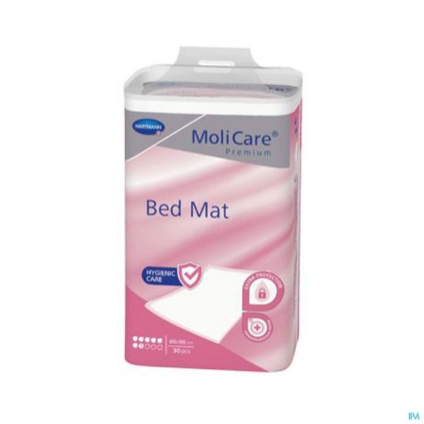 Molicare Premium Bed Mat 7 Gouttes 40x60 30 Alèses