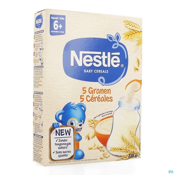 Nestle Baby Cereals 5 Cereales 250g