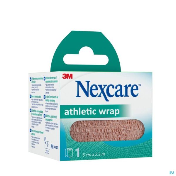 Nexcare Athletic Wrap Band.cohes Beige 5cmx2,5m 1