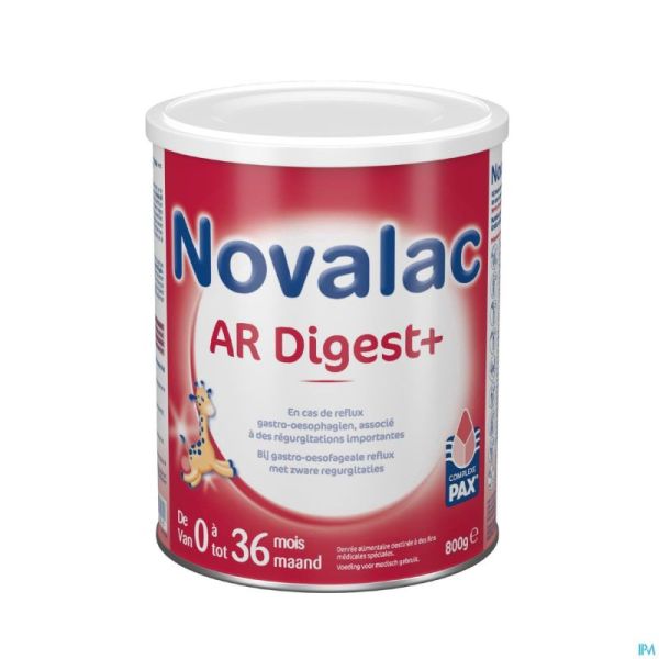 Novalac Ar Digest+ Lait pour Bébé 800gr