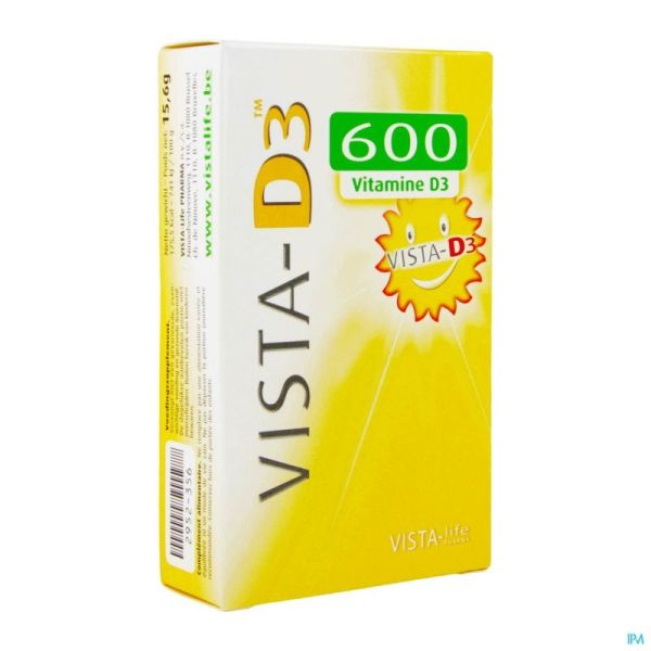 Vista D3 600 Adulte 120 Comprimés Fondants