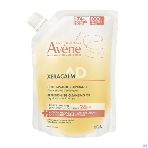 Avene Xeracalm Ad Huile Lav.relipidante Rech 400ml