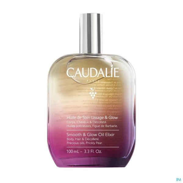 Caudalie Huile de Soin Lissage et Glow 100ml Prix Permanent