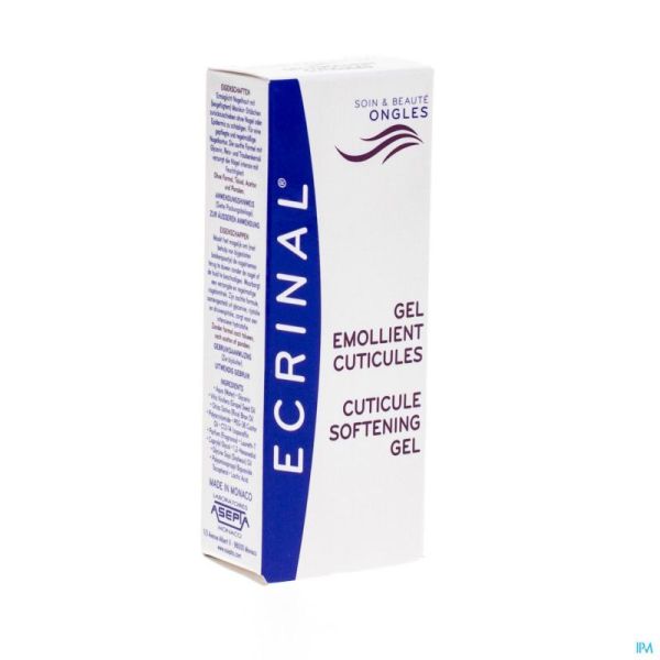 Ecrinal Gel Emollient Cuticules 10 Ml 