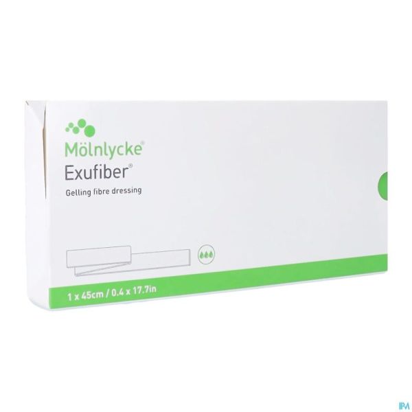 Exufiber Gelling Fibre Dressing Ster 1 X 45cm 5