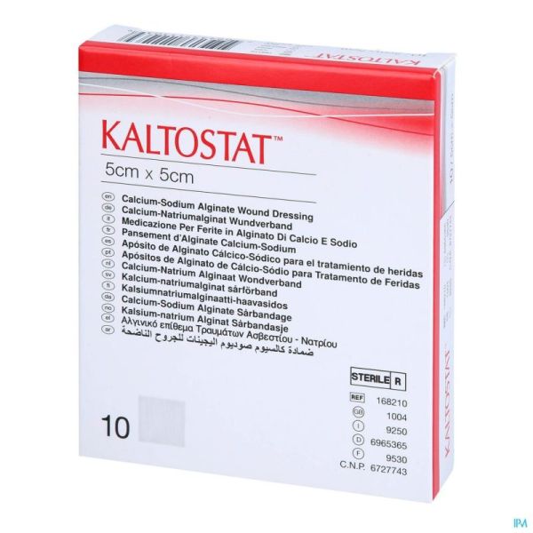 Kaltostat Ster 5x5cm 10 Pièce