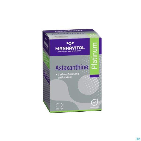 Mannavital Astaxanthine V-gélules 60