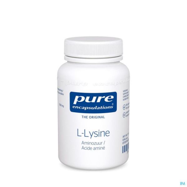 Pure Encapsulations L-lysine Acide Amine 90 Gélules
