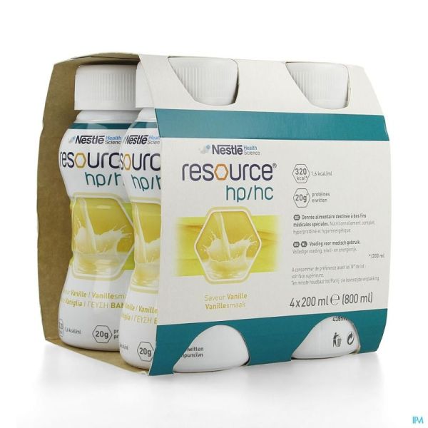 Resource Hp Hc Vanille 200 Ml 4 Pièce