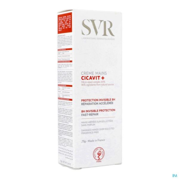 SVR Cicavit Crème Mains Tube 75g