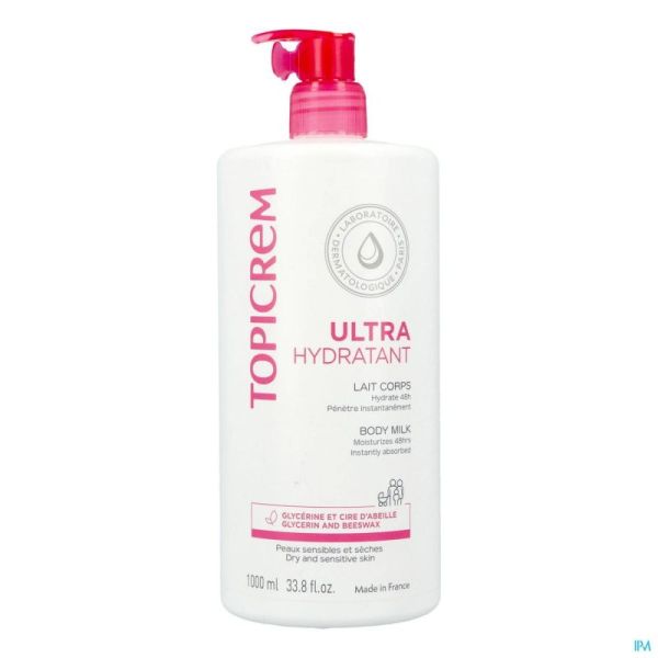 Topicrem Um Lait Corps Hydratant 1000ml