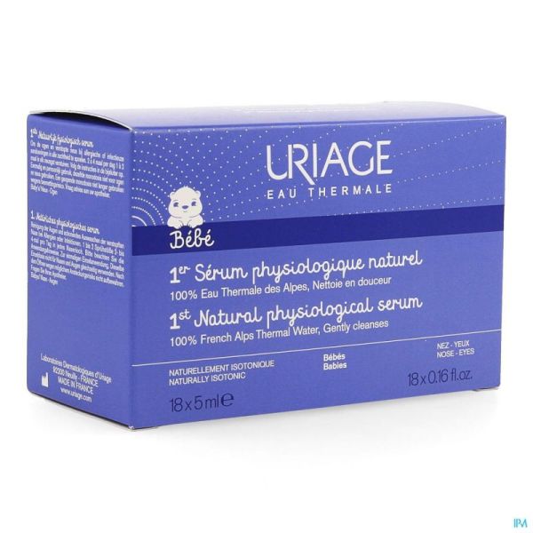 Uriage Bébé Isophy Unidose 18x5 Ml