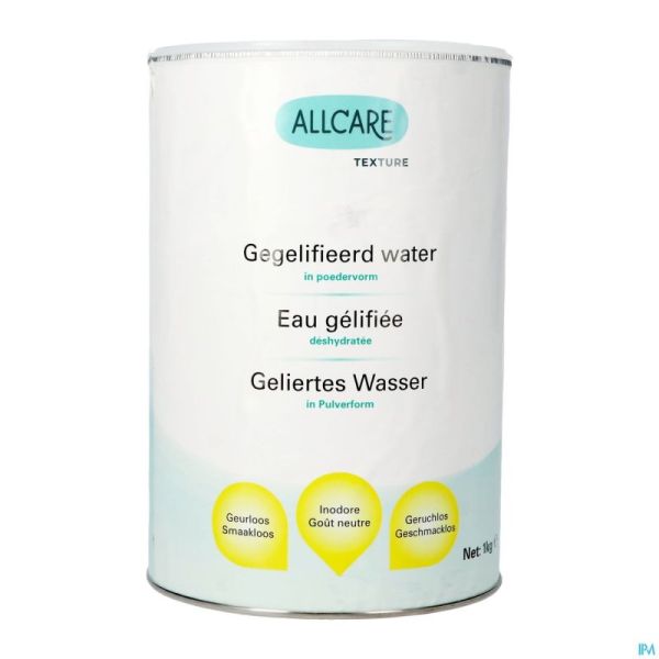Allcare Eau Gelifiee Deshydrate Neutre 1kg Revogan