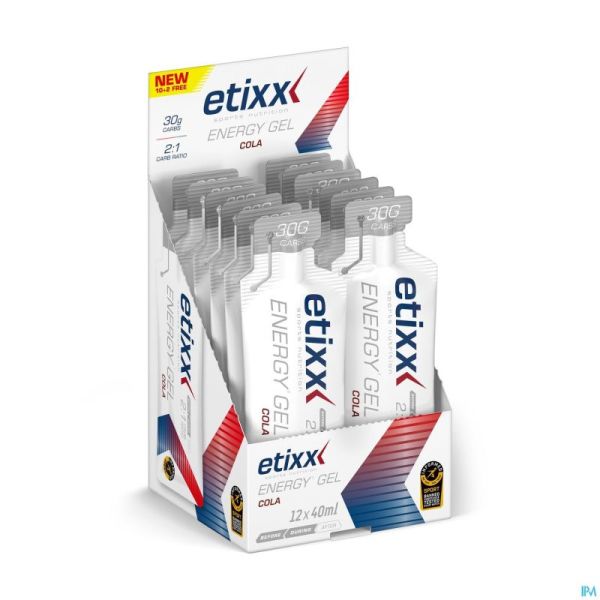 Etixx Energy Gel Cola 12x40ml