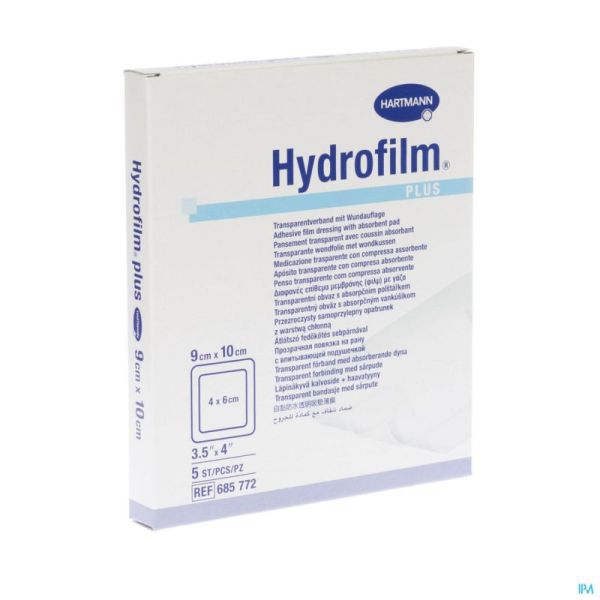Hartmann Hydrofilm + 9x10cm 685772 5 Pièces