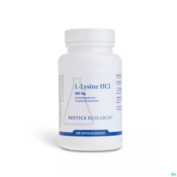 l-lysine Biotics Caps 100x500mg